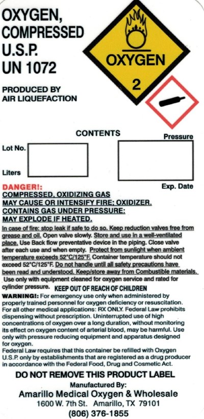 Oxygen Gas - Oxygen Gas